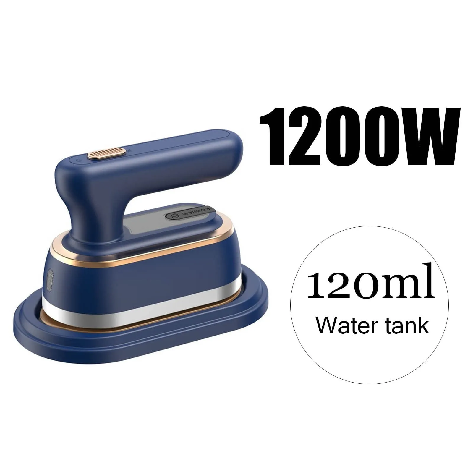 1200w Portable Mini Ironing Machine, 180°Rotatable Handheld Steam Iron, Foldable Travel Garment For Fabric Clothes,Good For Home And Travel