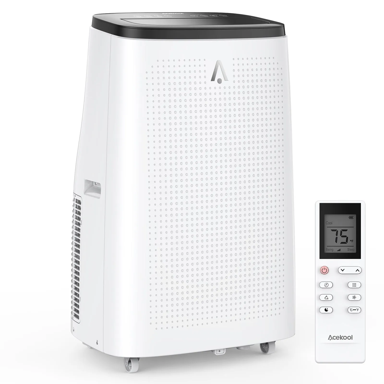 14,000BTU Portable Air Conditioner, Dehumidifier, Remote 3-Speed Control Quiet Floor AC Unit Cools for Bedroom Home Office