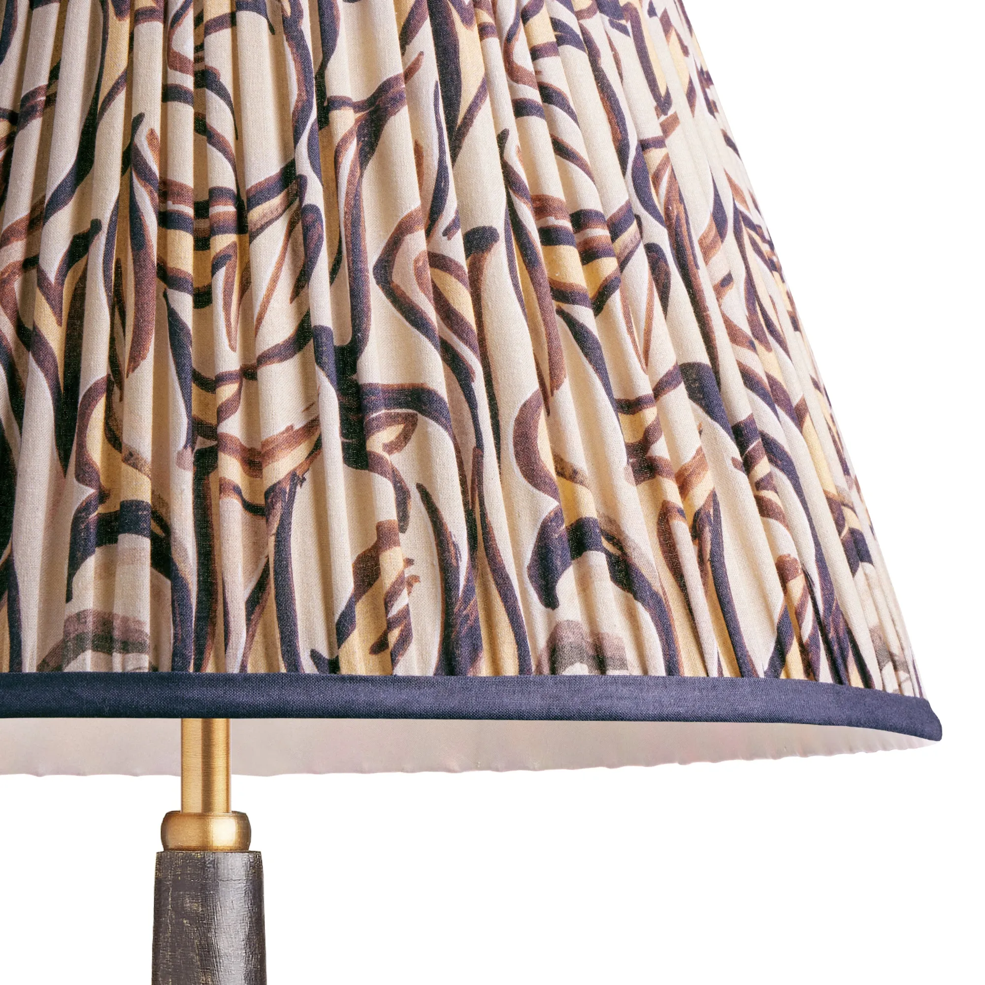 14cm tall tapered shade in natural Disco Zebra by Matthew Williamson