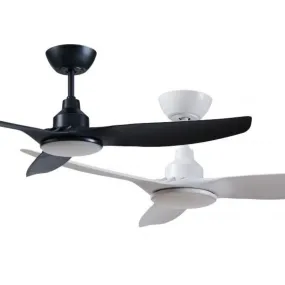 48" Skyfan DC Ceiling Fan w/ LED Light 3 Blades in Black or White SKY1203BL-L, SKY1203WH-L