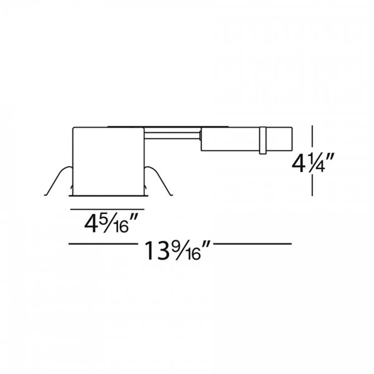 4" Electronic Low Voltage Remodel Non-IC Housing