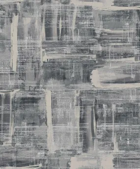 Abstract Wallpaper in Silver Grey