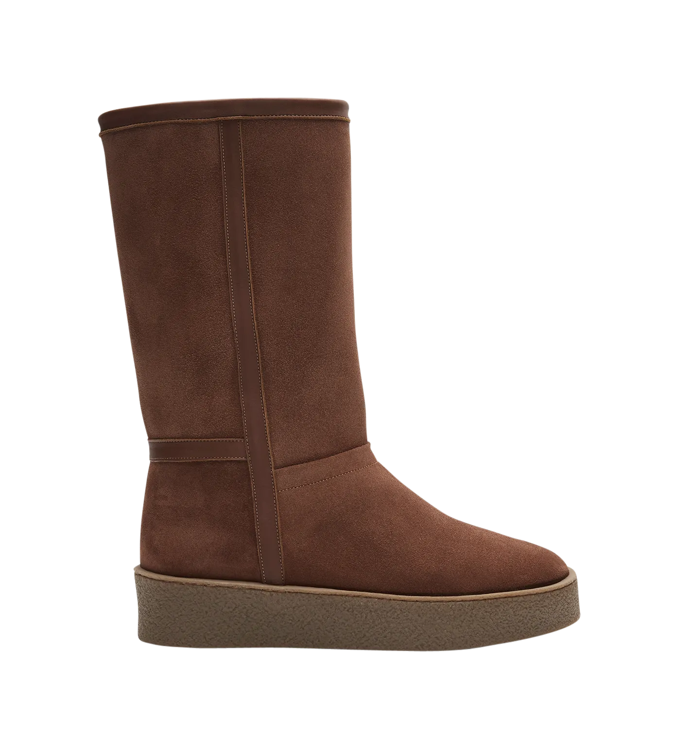 Amaya Suede Caramel Winter Boots