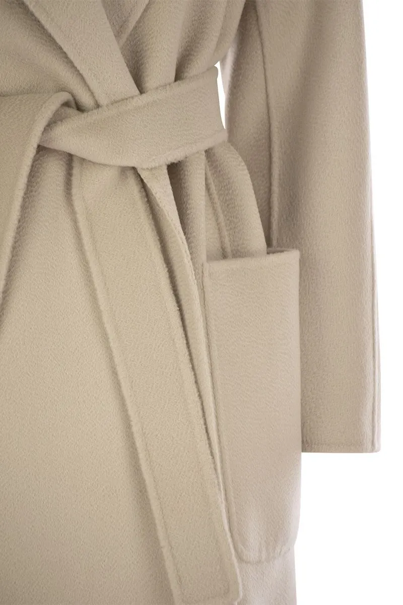 AMORE - WOOL AND CASHMERE DRESSING GOWN COAT