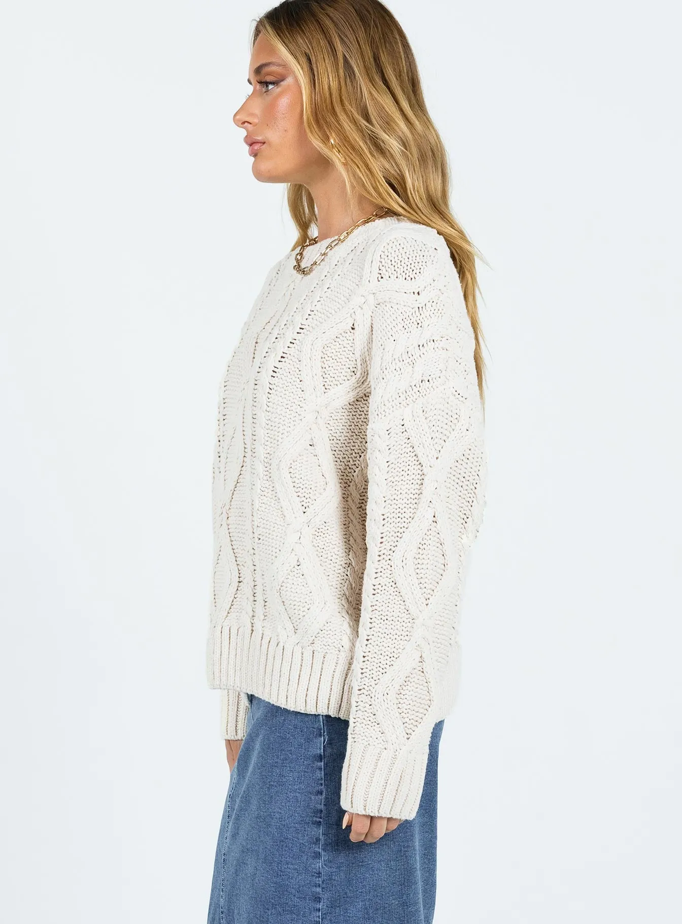 Anaya Oversized Sweater Beige