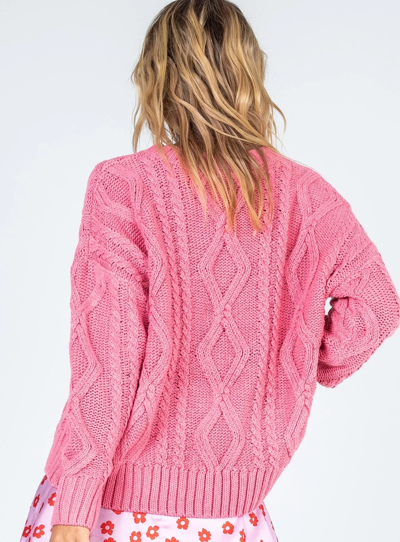 Anaya Oversized Sweater Pink