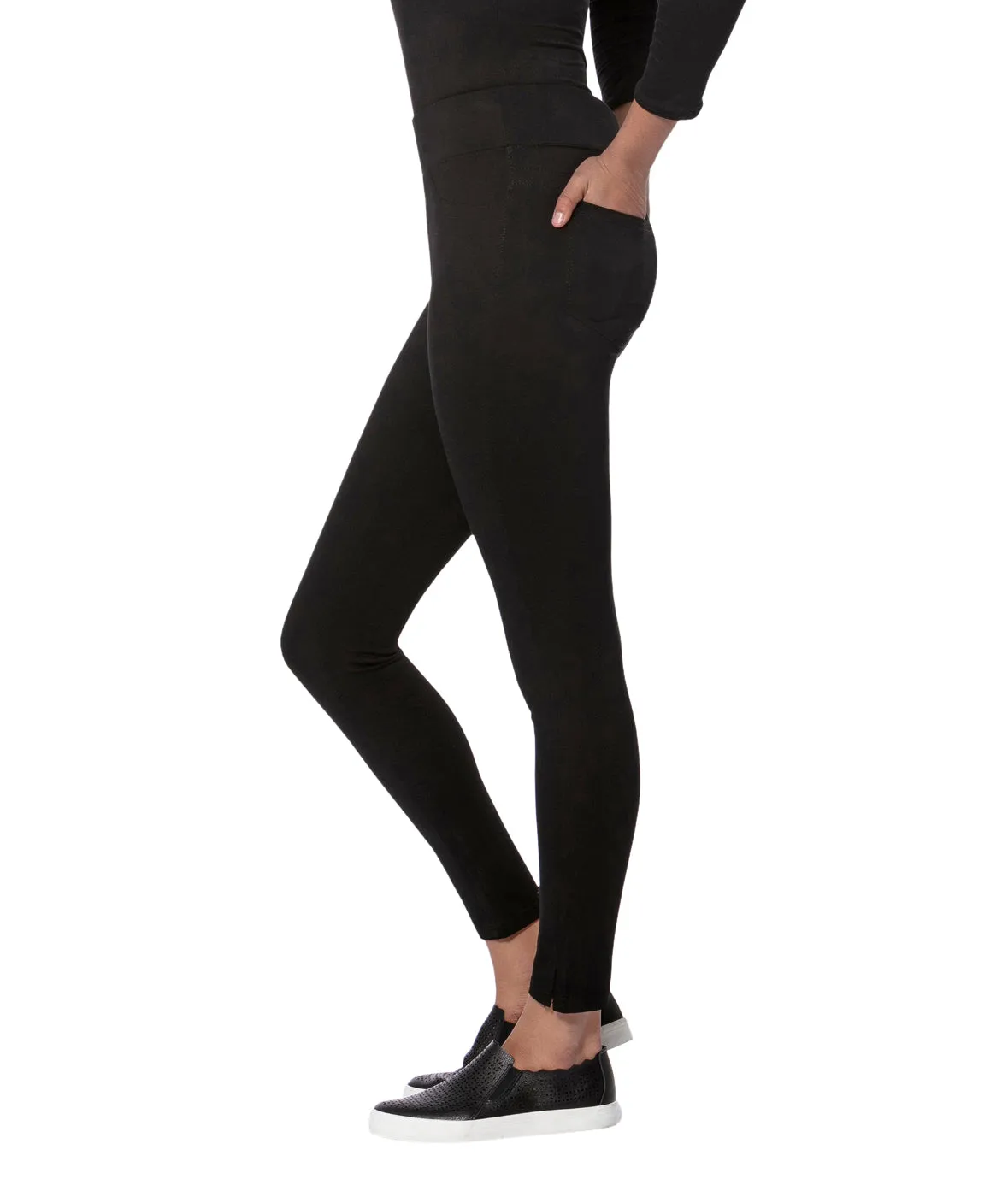 Anna Mid Rise Athleisure Pants - Women's|-|Legging à taille mi-haute Anna - Femme