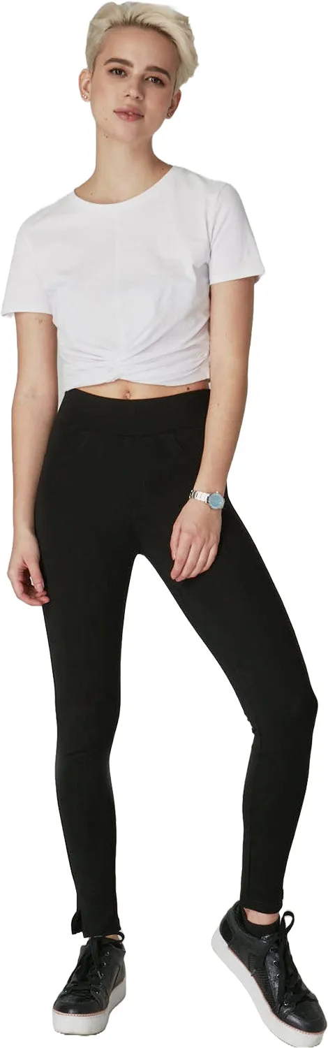 Anna Mid Rise Athleisure Skinny Leggings - Women's|-|Legging moulant à taille mi-haute Athleisure Anna - Femme