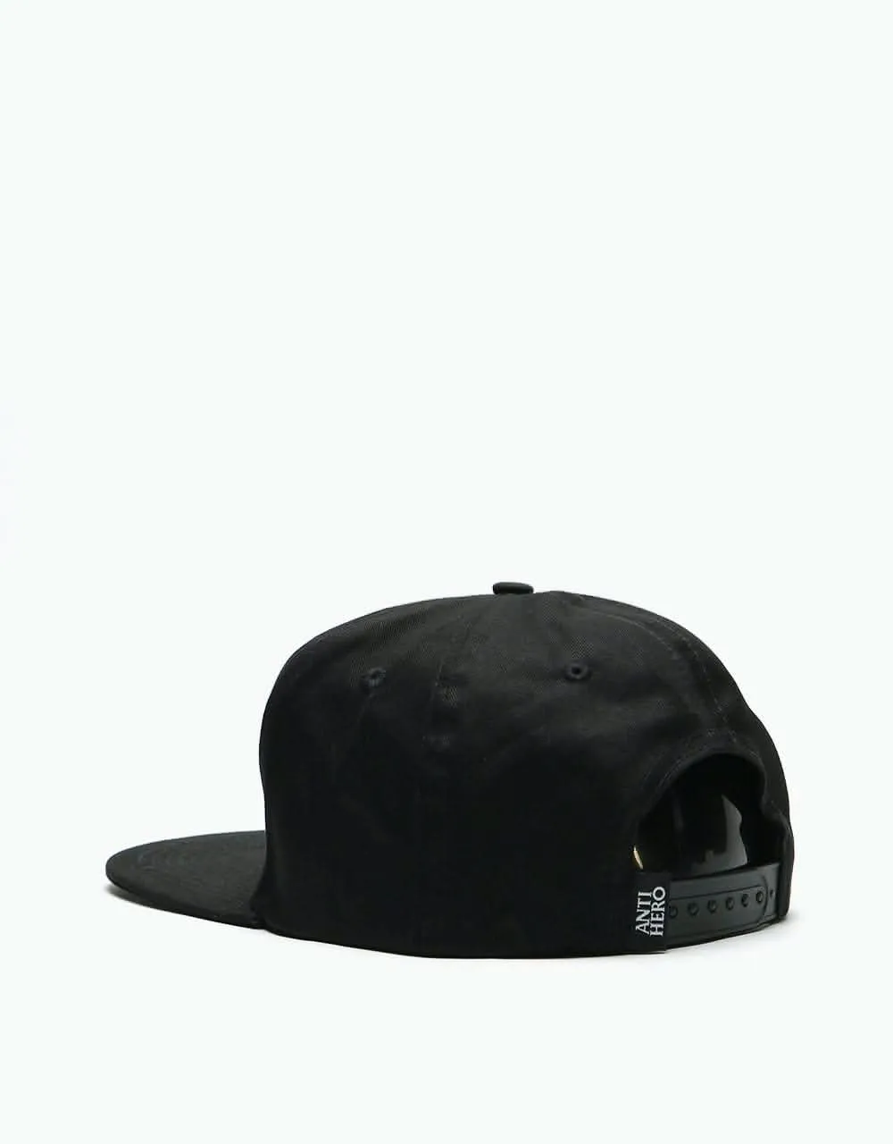 Anti Hero Basic Pigeon Snapback Cap - Black/Orange