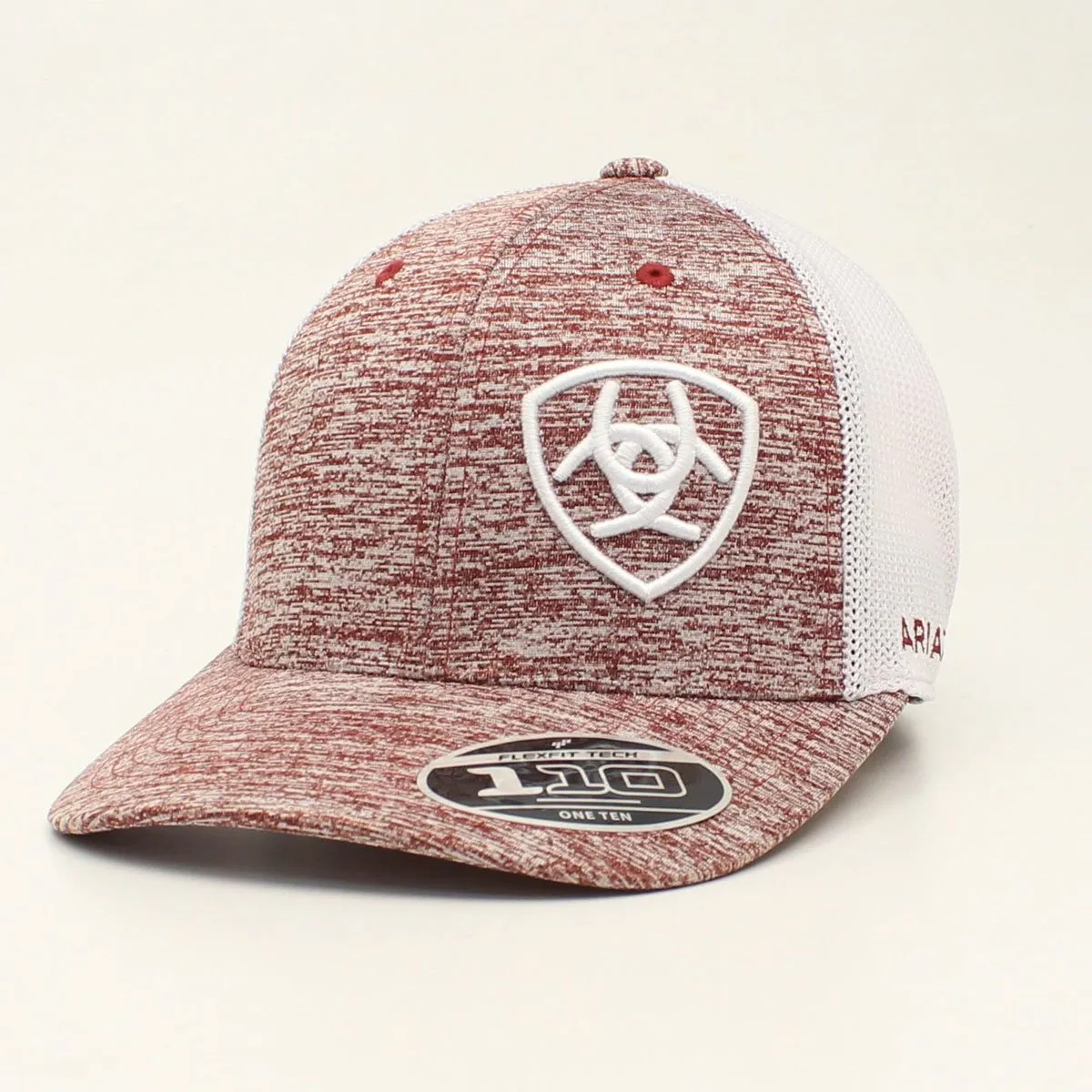 Ariat Logo FlexFit 110 Snap Back Maroon Cap 15049207