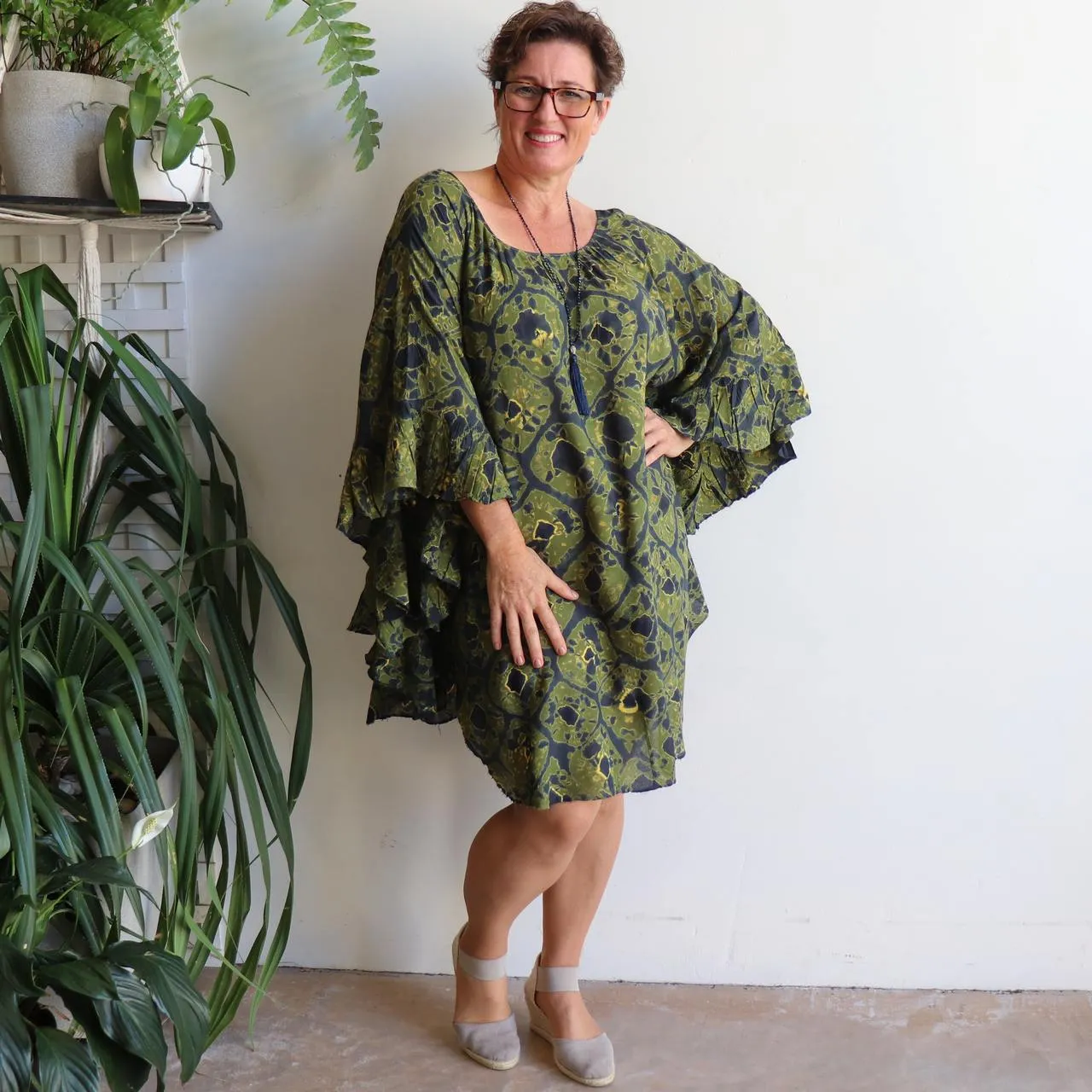 Aurora Ruffle Kaftan