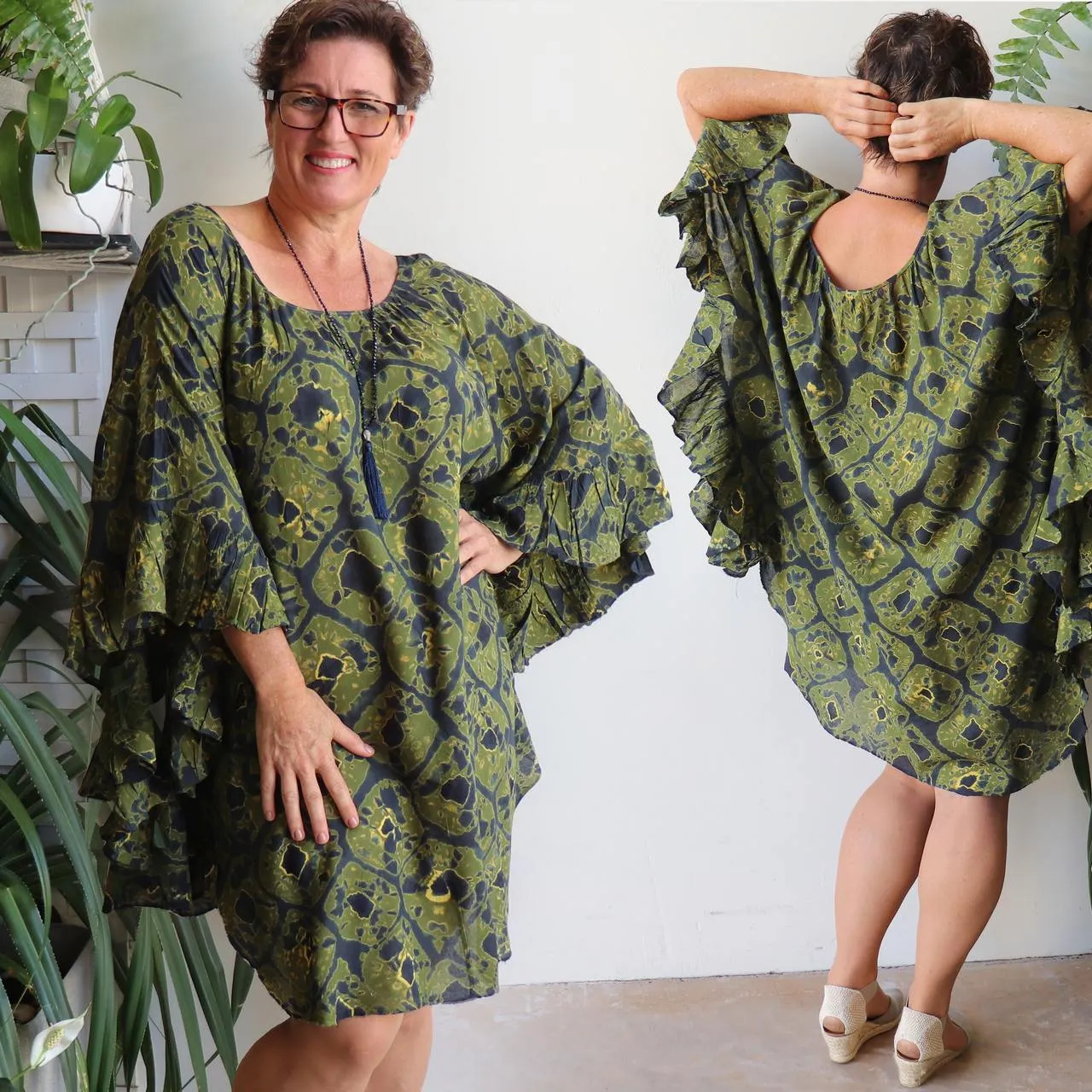 Aurora Ruffle Kaftan