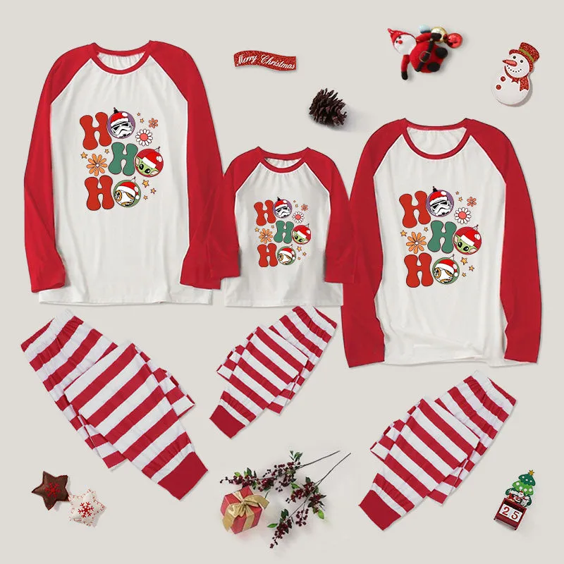 Baby Yoda HOHOHO Family Christmas Pajama Sets