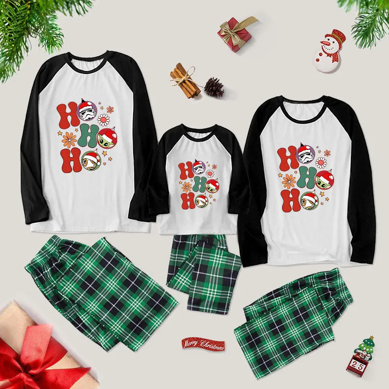 Baby Yoda HOHOHO Family Christmas Pajama Sets