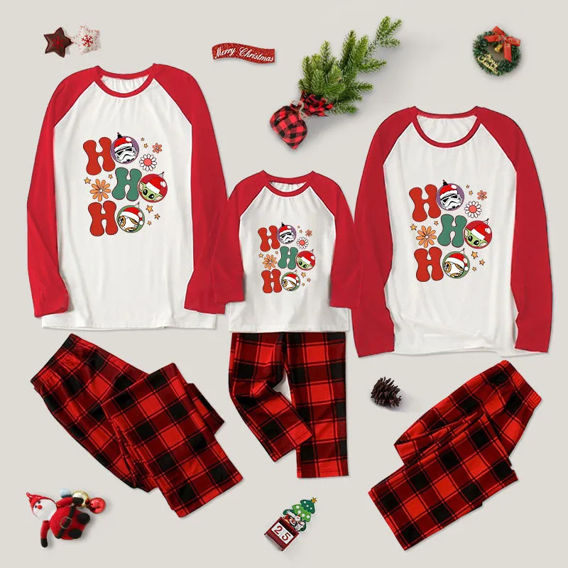 Baby Yoda HOHOHO Family Christmas Pajama Sets