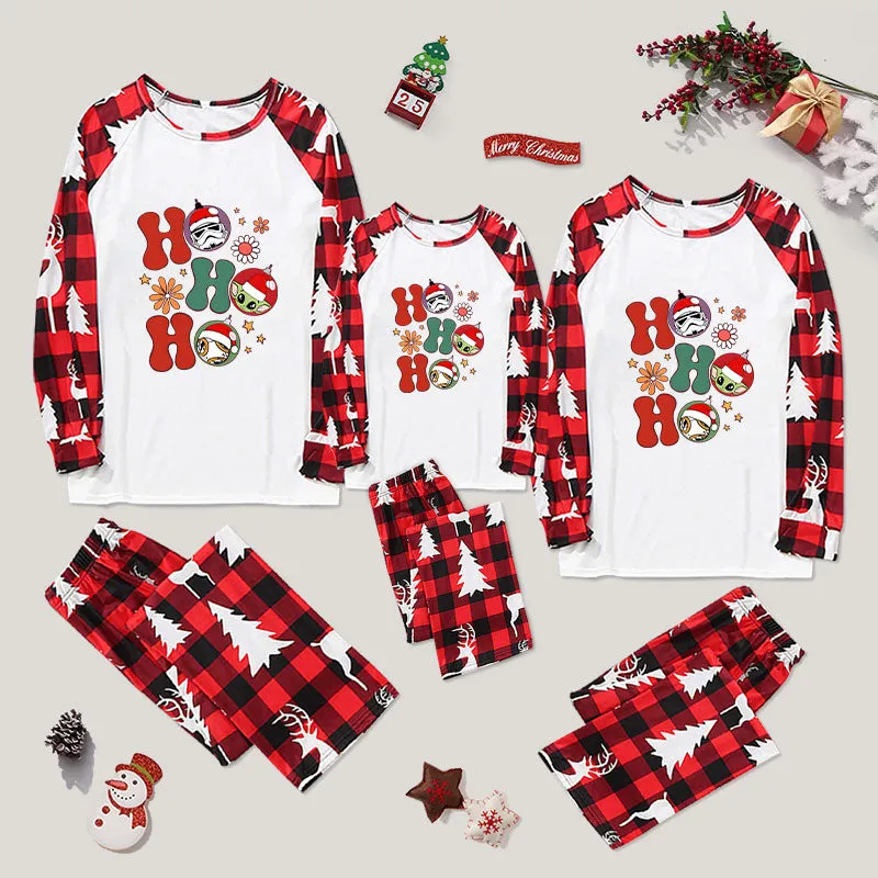 Baby Yoda HOHOHO Family Christmas Pajama Sets