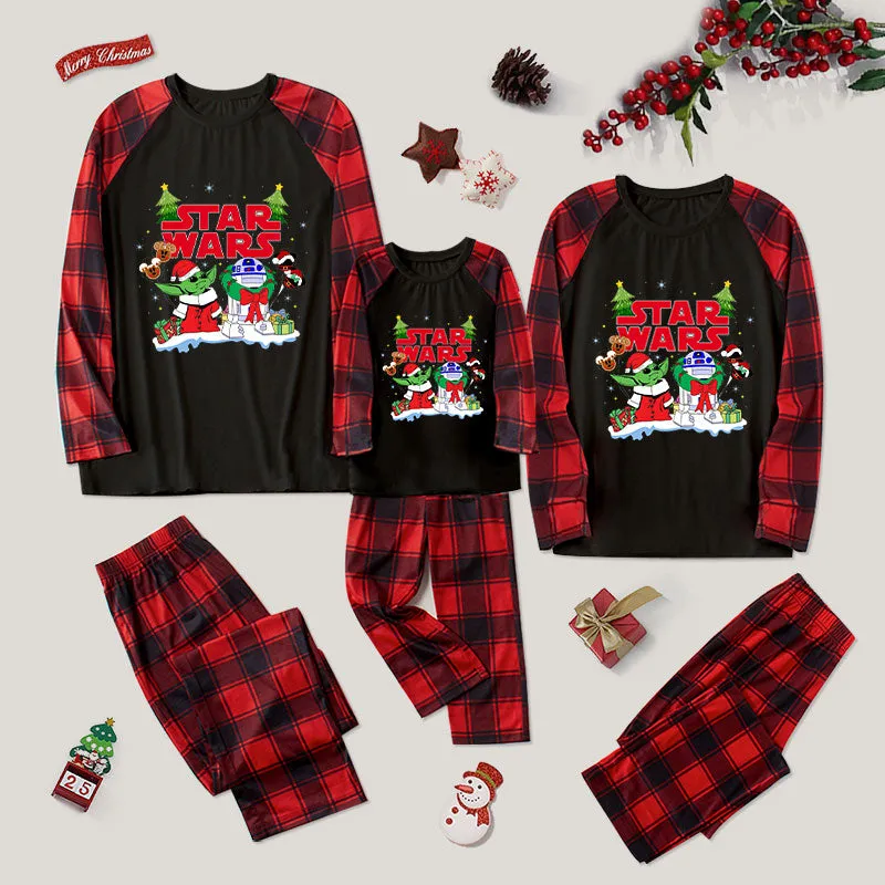 Baby Yoda R2D2 Family Christmas Pajama Sets