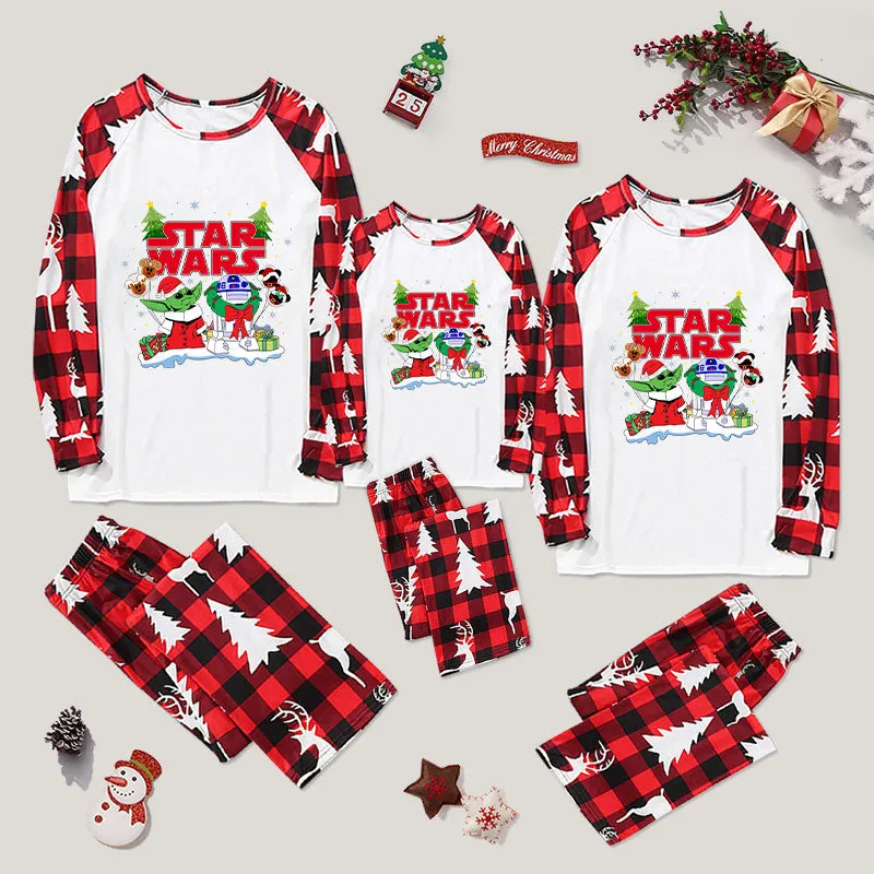 Baby Yoda R2D2 Family Christmas Pajama Sets