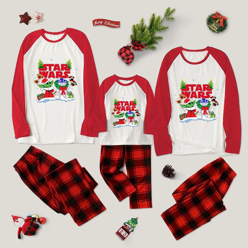 Baby Yoda R2D2 Family Christmas Pajama Sets