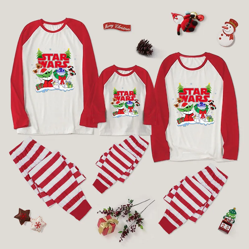 Baby Yoda R2D2 Family Christmas Pajama Sets