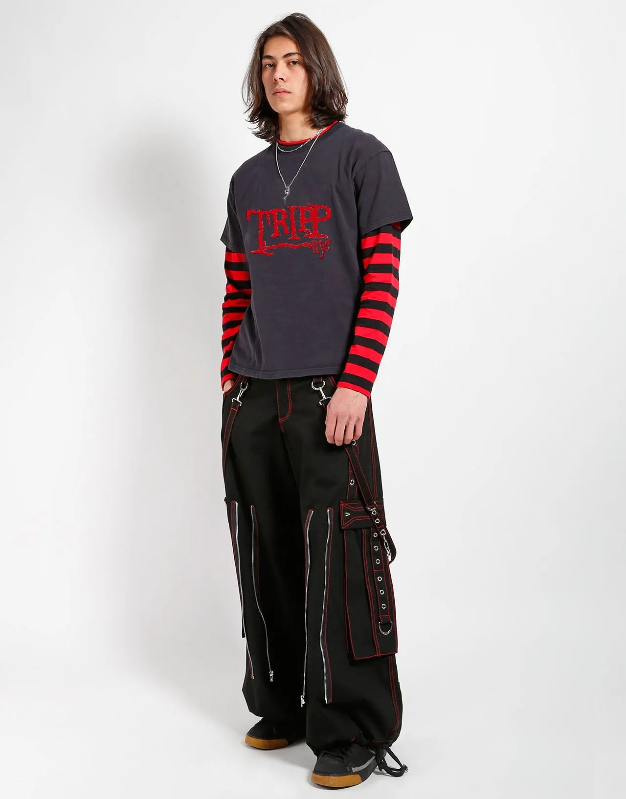 BACK UP SKULL PANT RED SKULL