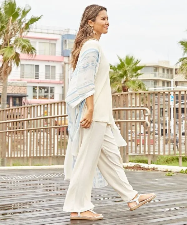 Beach Resort UV Maxi Kimono Cardigan