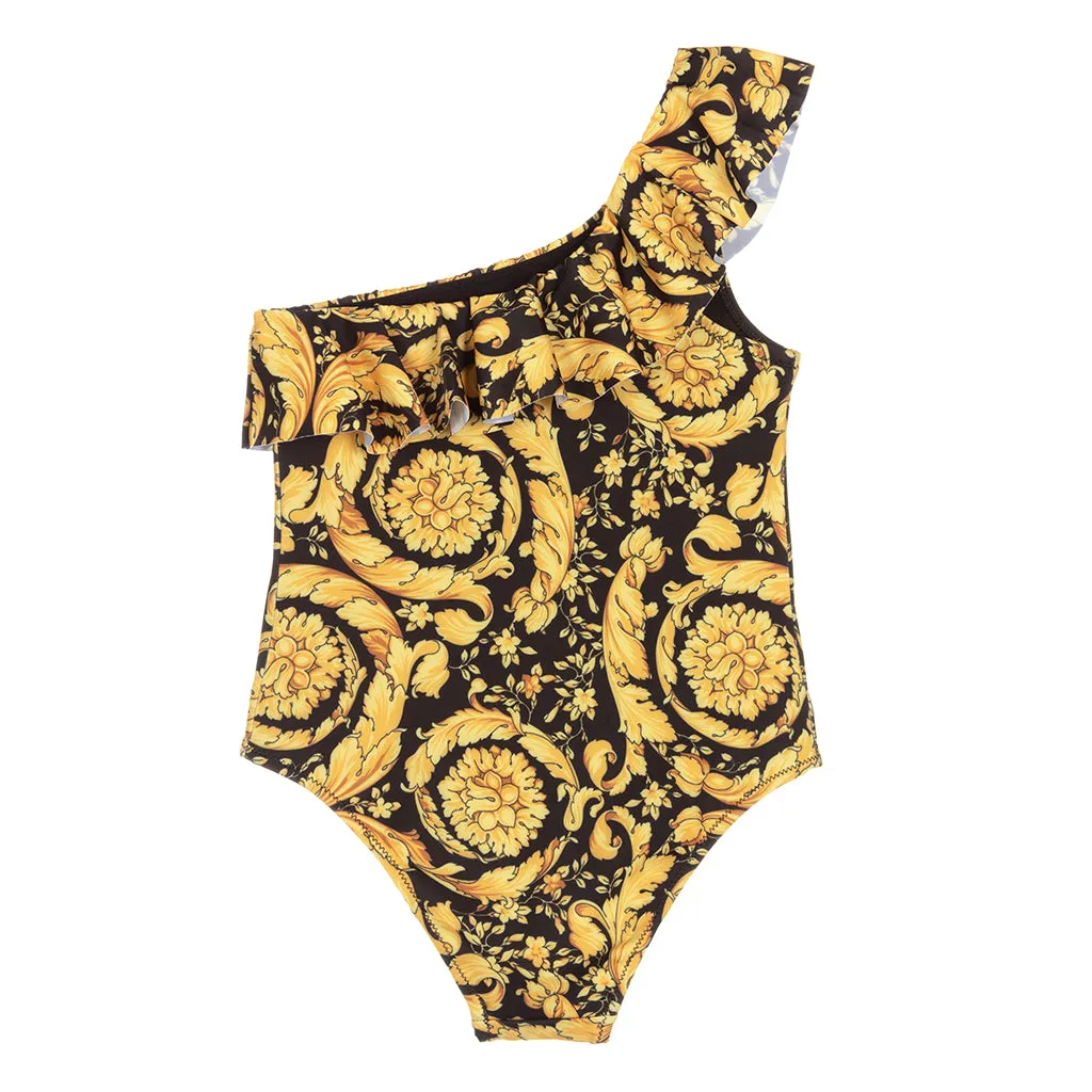 Black & Gold Swimsuit