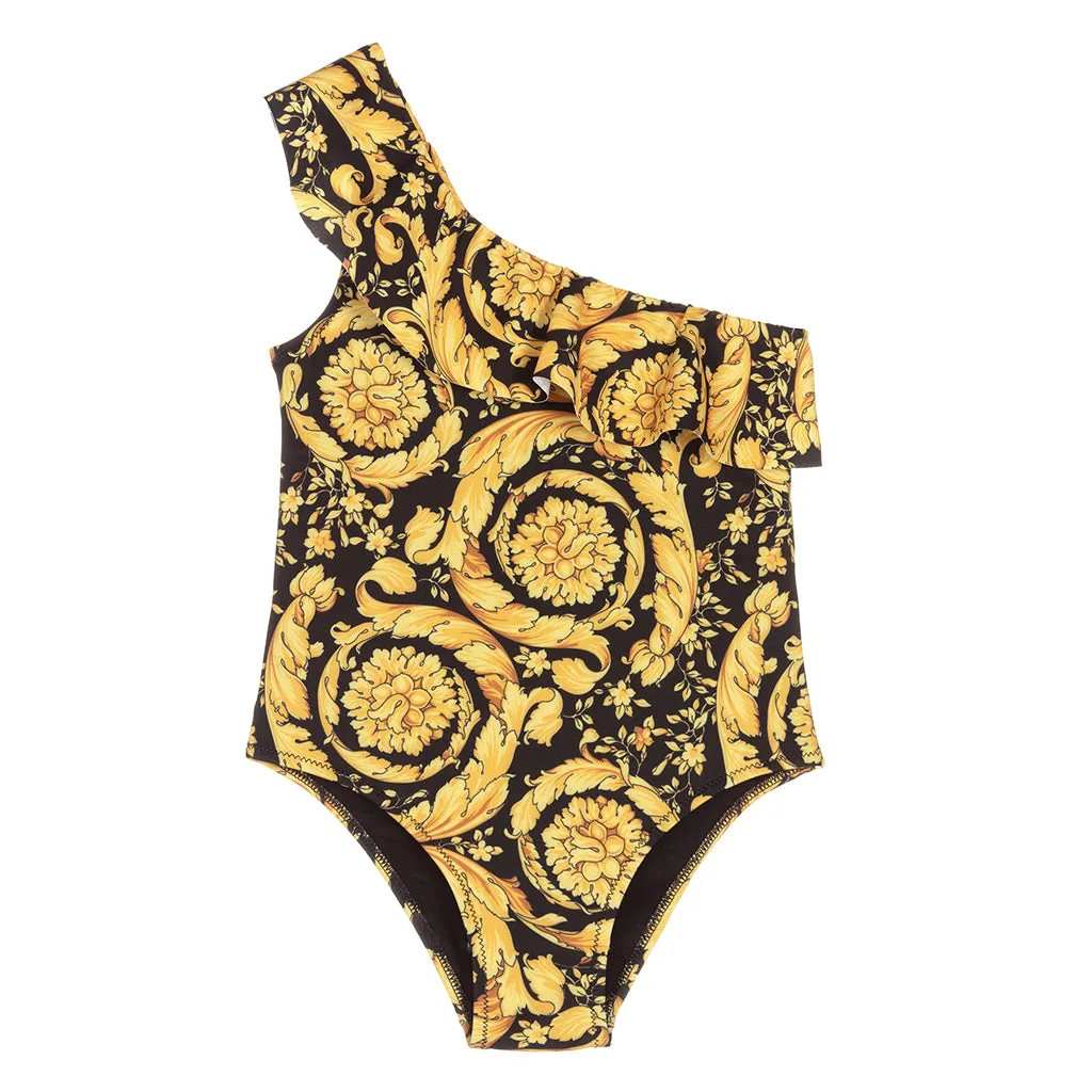 Black & Gold Swimsuit