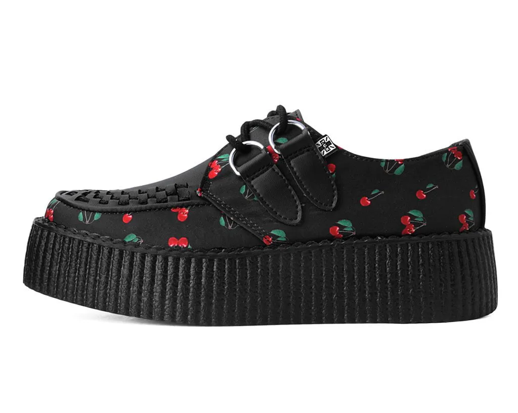 Black Cherry Print Viva Mondo Creeper