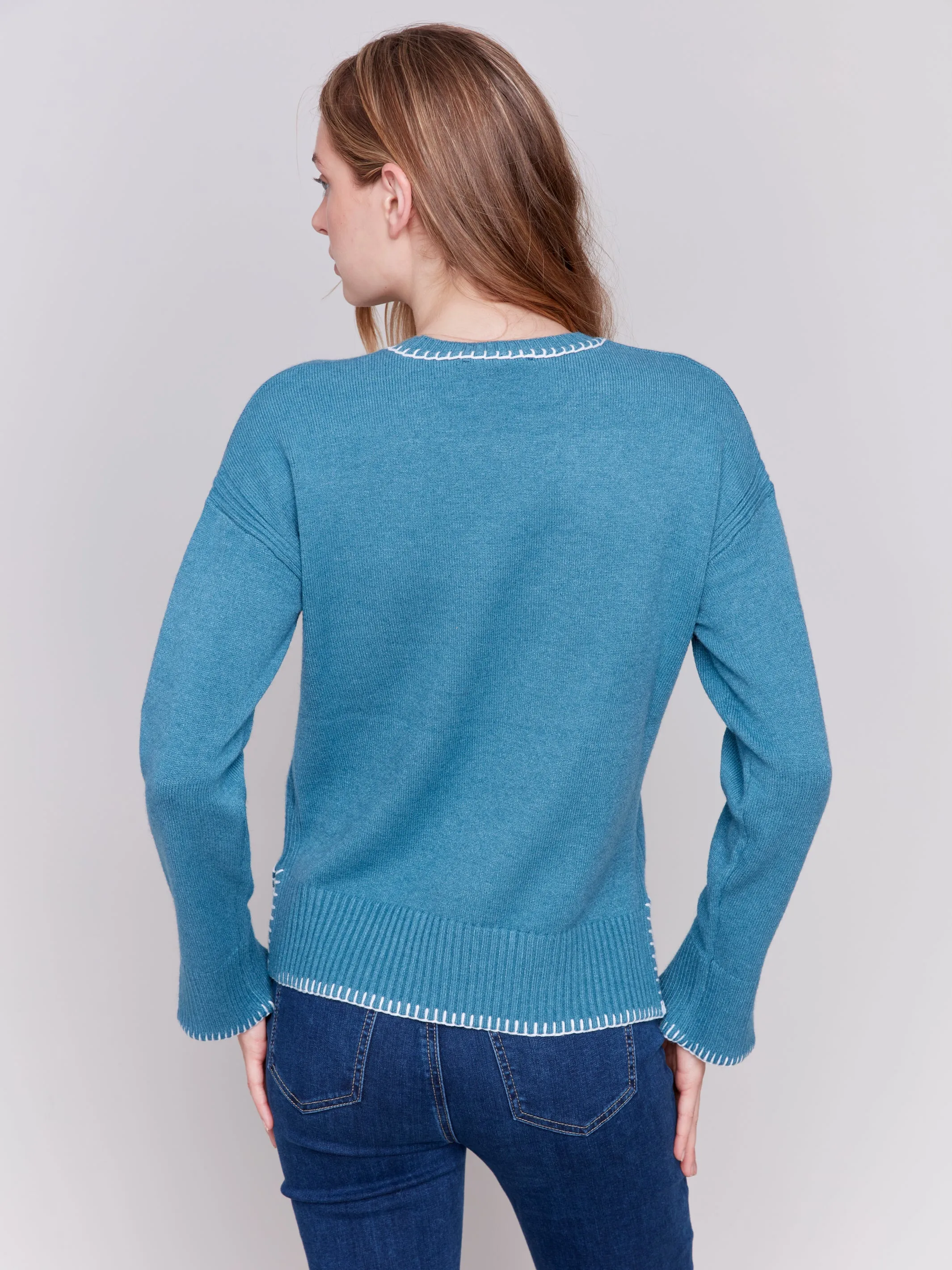 Blanket Stitch Sweater