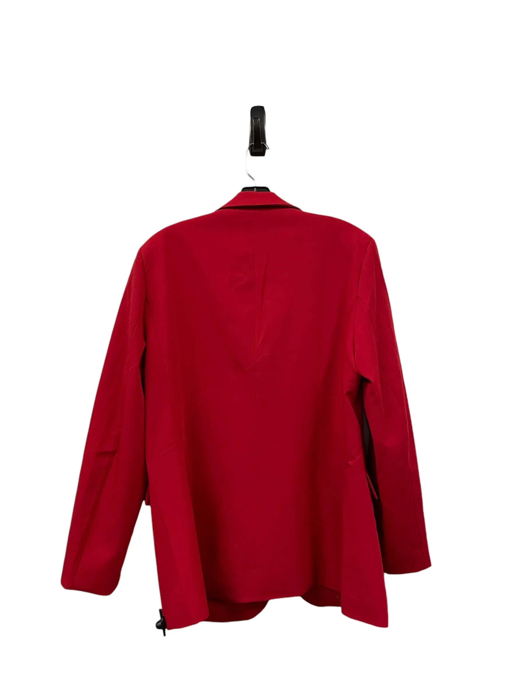 Blazer By Clothes Mentor In Red, Size: Xxl