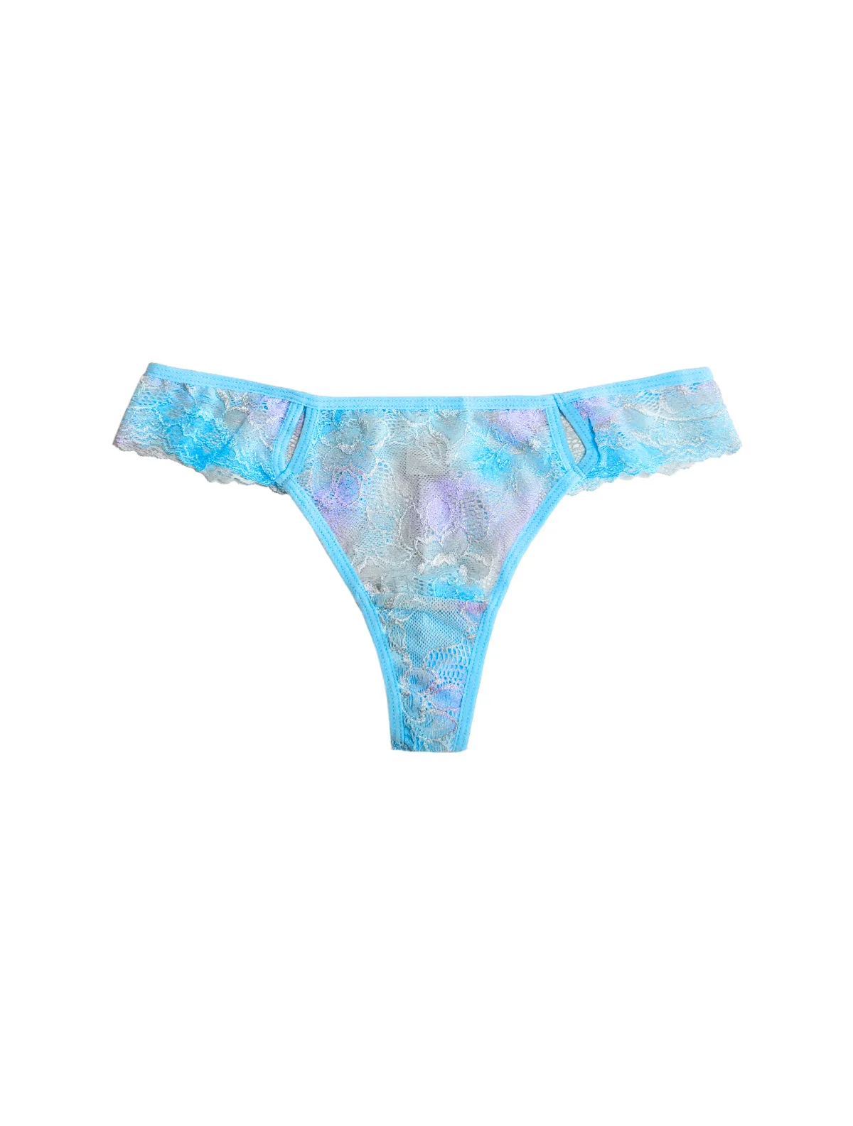 Blue Multi-Colour Thong