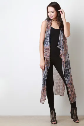 Bohemian Diamond Waterfall Vest