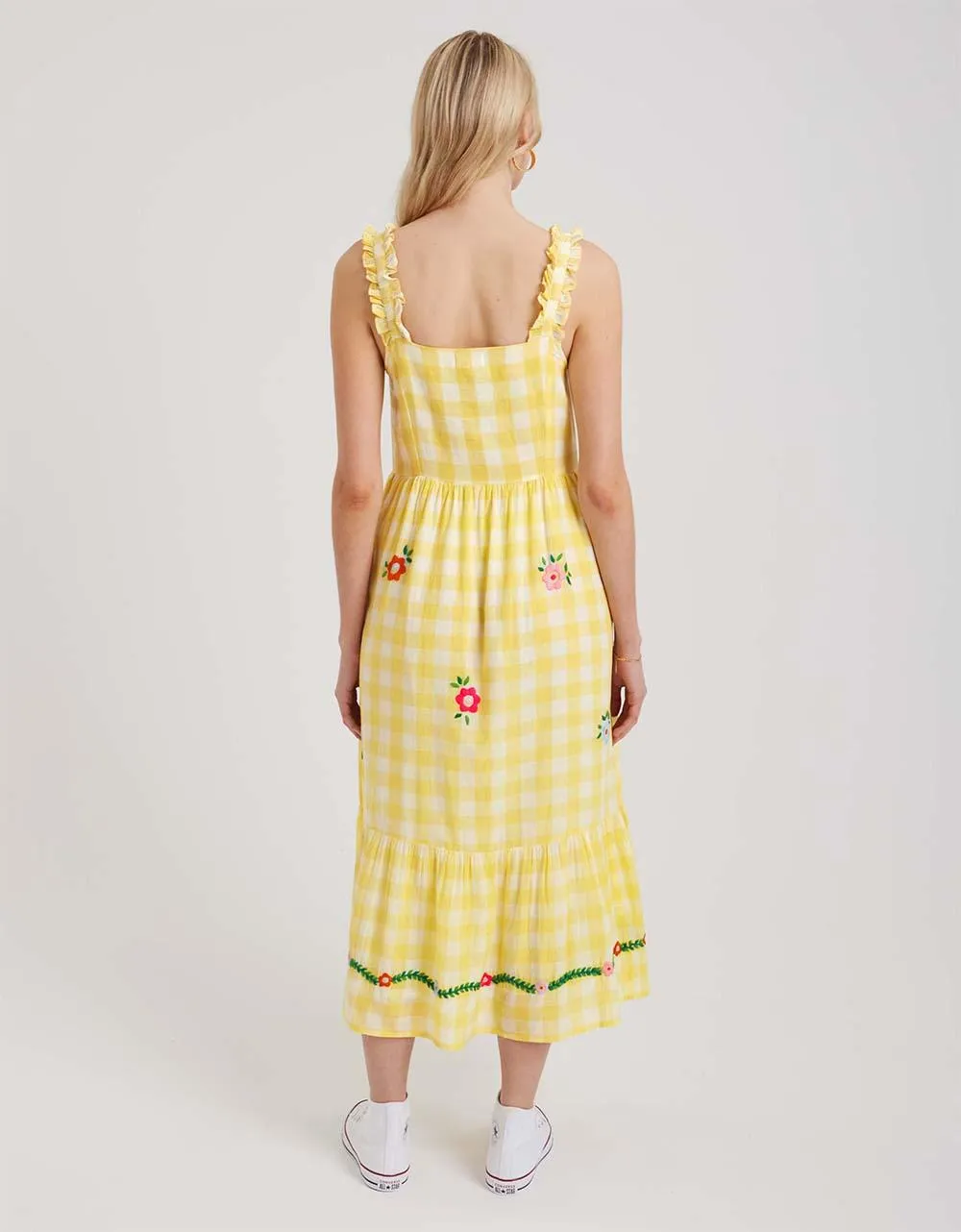 Buttercup Gingham Lorenza Dress