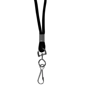 C-Line Products Standard Lanyard With Swivel Hook Black