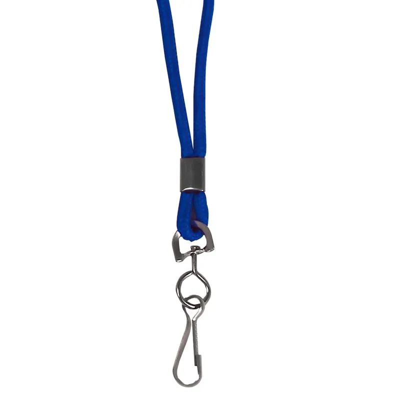 C-Line Products Standard Lanyard With Swivel Hook Blue