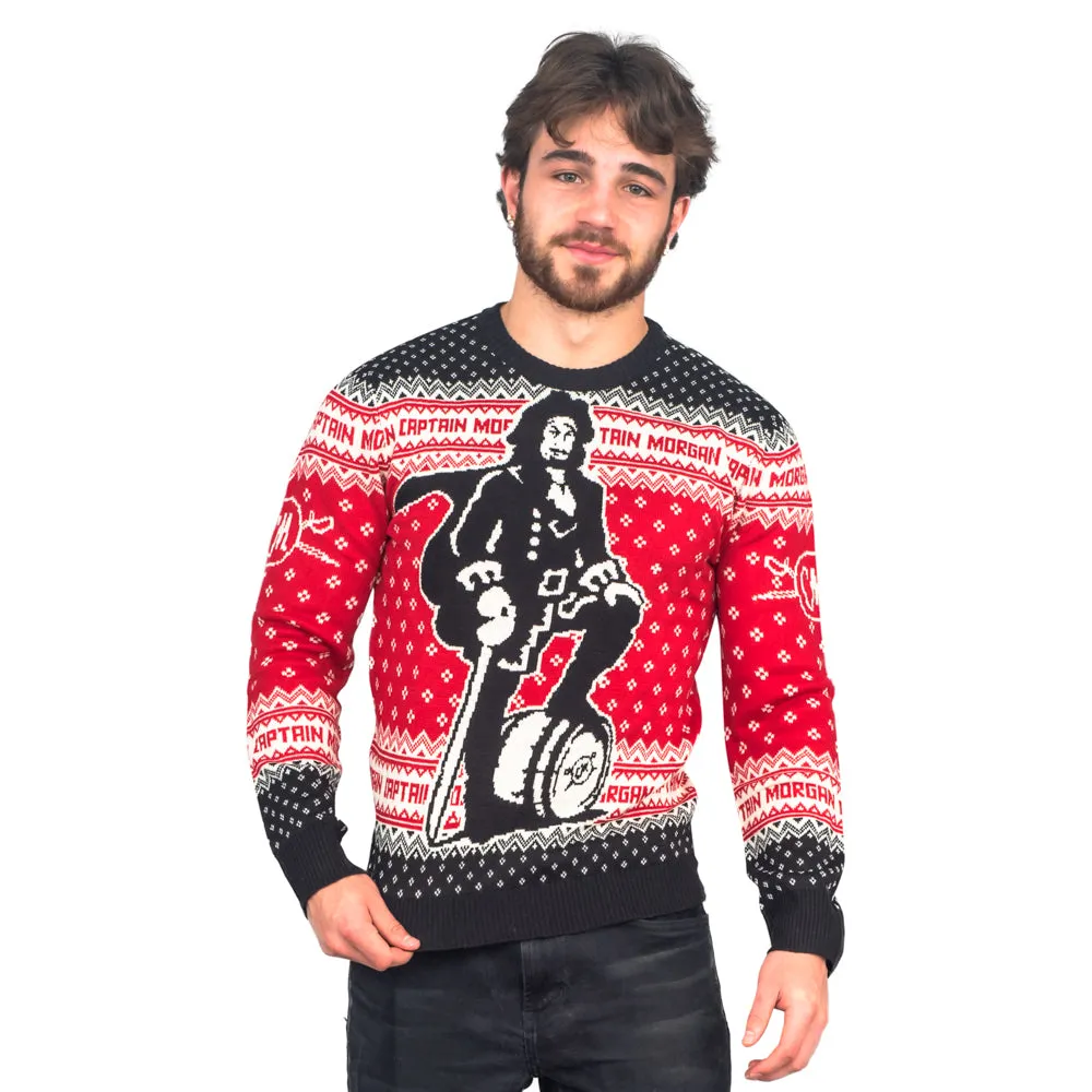 Captain Morgan The Standing Captain Ugly Christmas Sweater