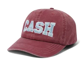 Cash Only Campus 6 Panel Hat / Burgandy