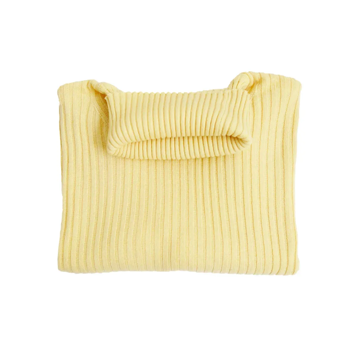 Cashmere Ribbed Roll Neck Jumper