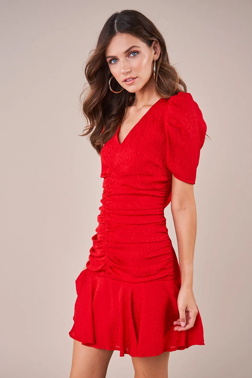 Cha Cha Ruched Mini Dress