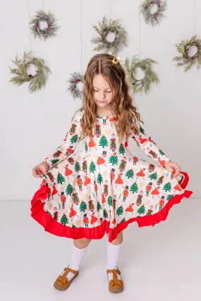 CHRISTMAS BALLERINA TWIRL DRESS