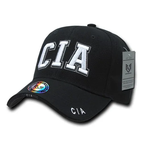 CIA Hat Central Intelligence Agency Baseball Cap Agent - Rapid Dominance JW