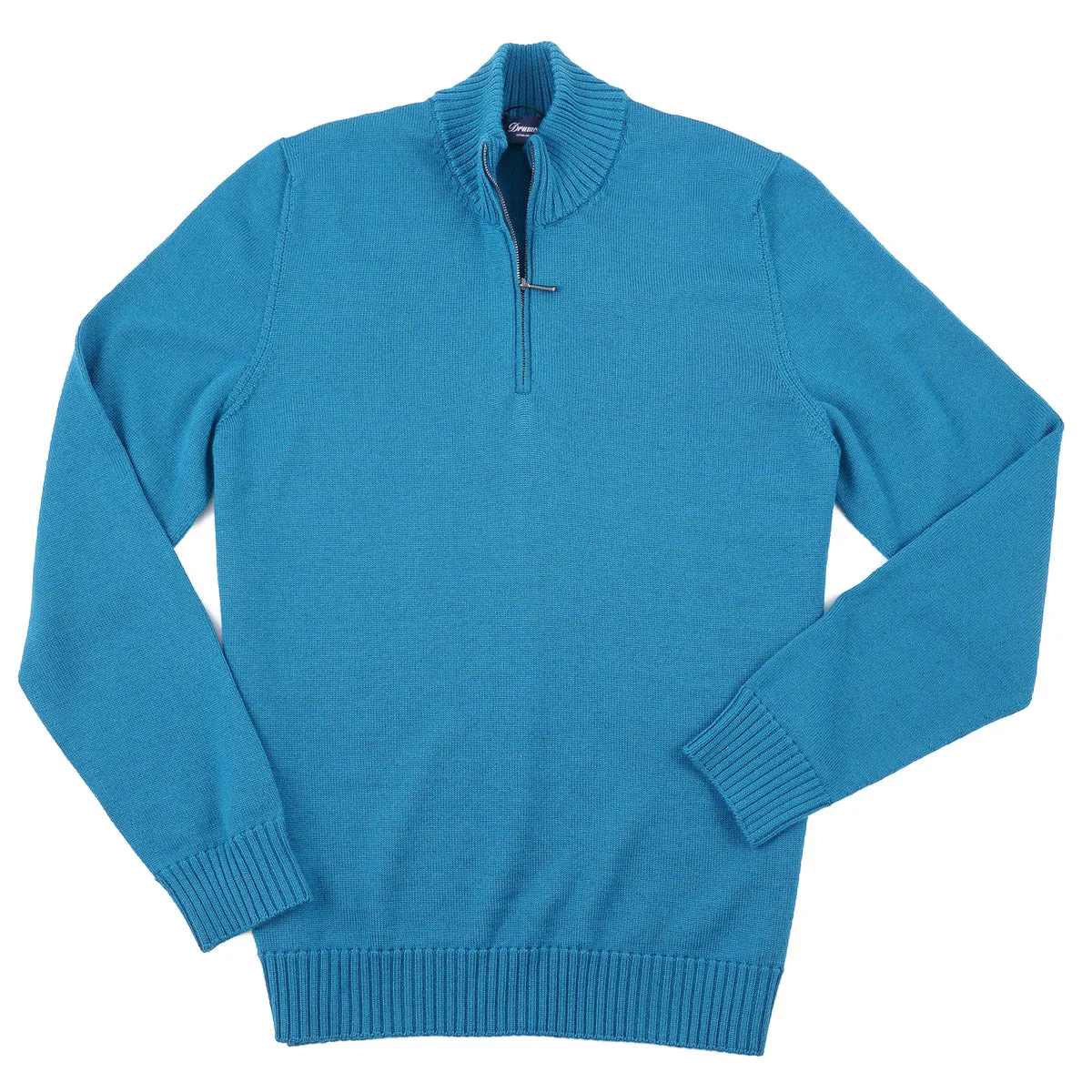 Drumohr Half-Zip Merino Wool Sweater