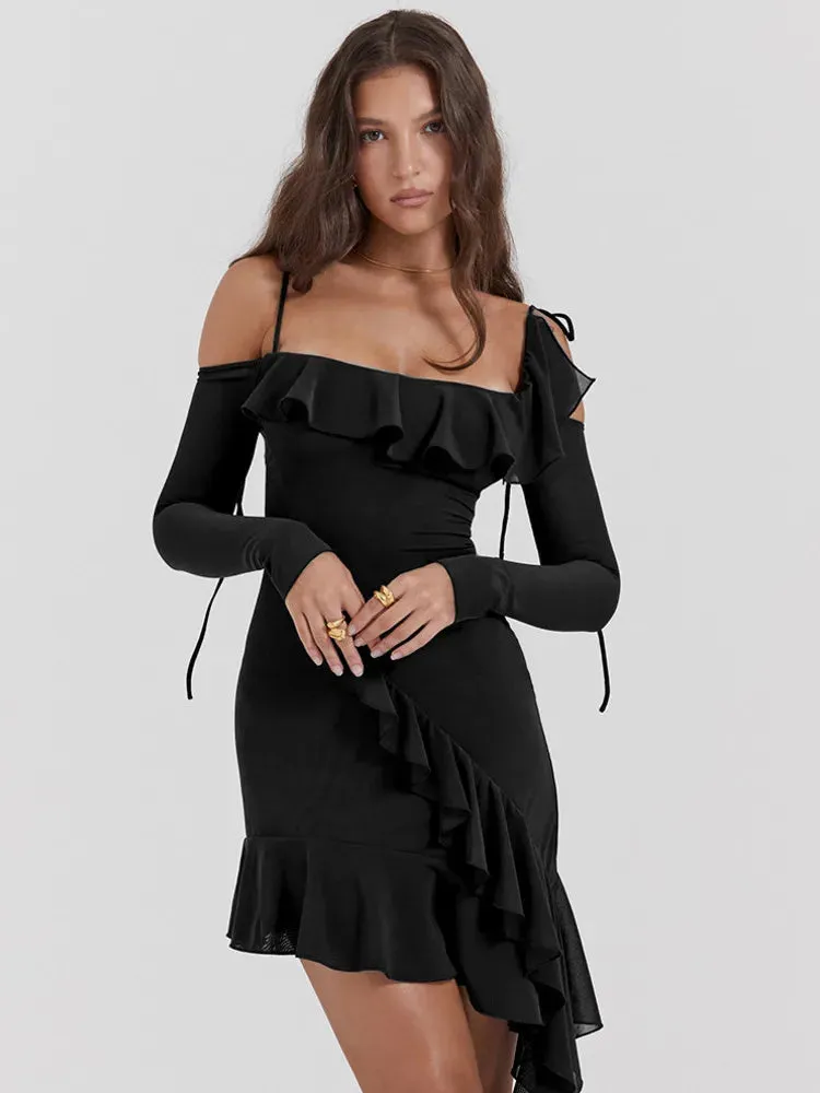 Eleanora Ruched Mini Dress