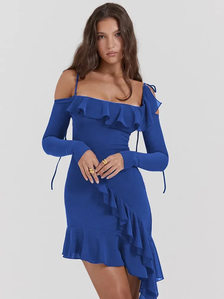 Eleanora Ruched Mini Dress