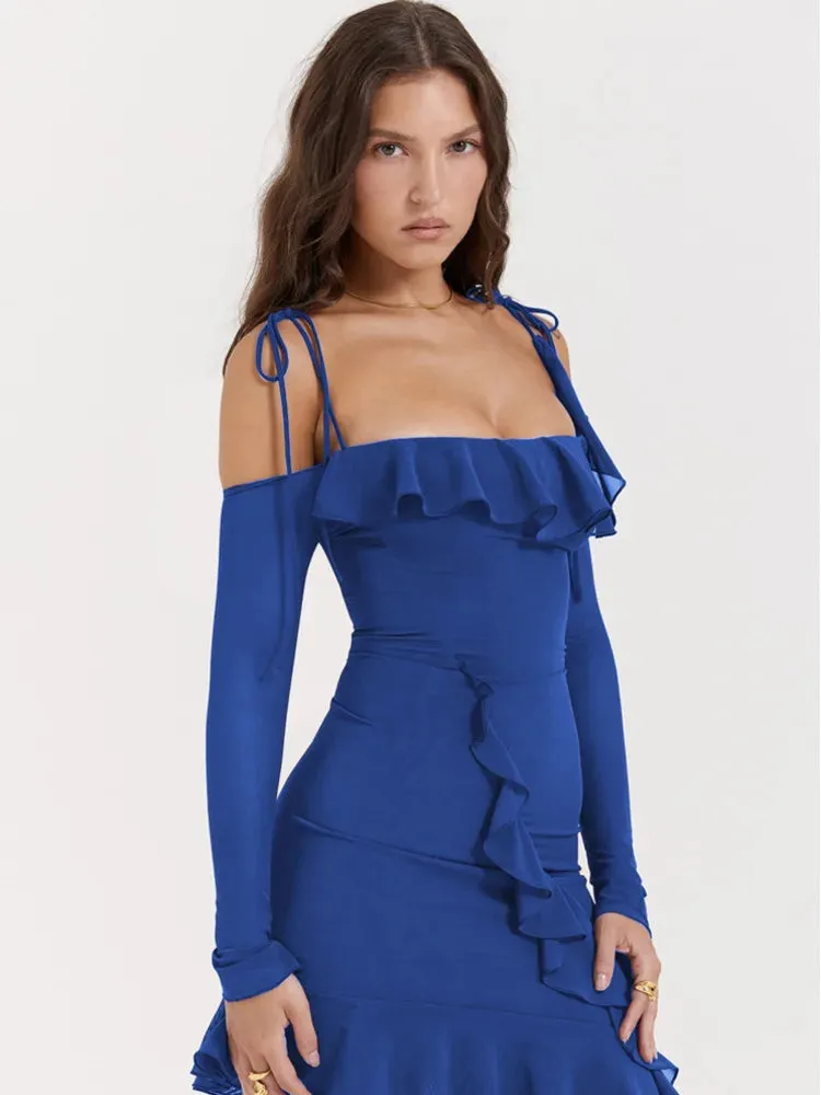 Eleanora Ruched Mini Dress