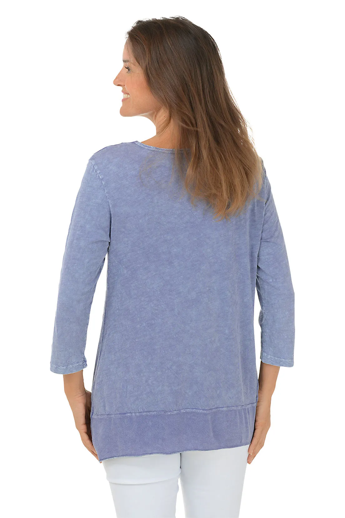 Field Notes Mineral Wash Contrast Hem Tunic