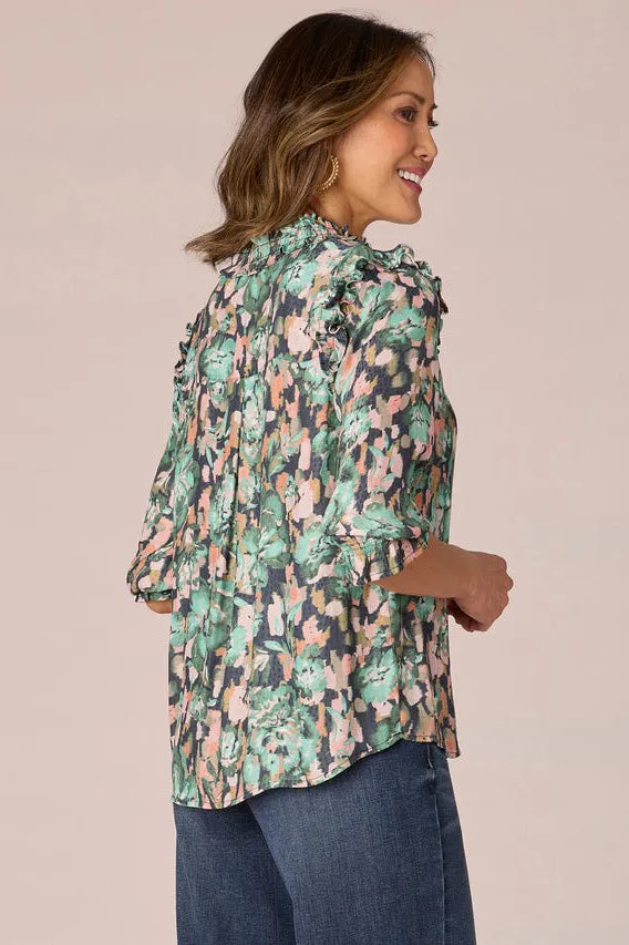 Floral Printed Woven Top