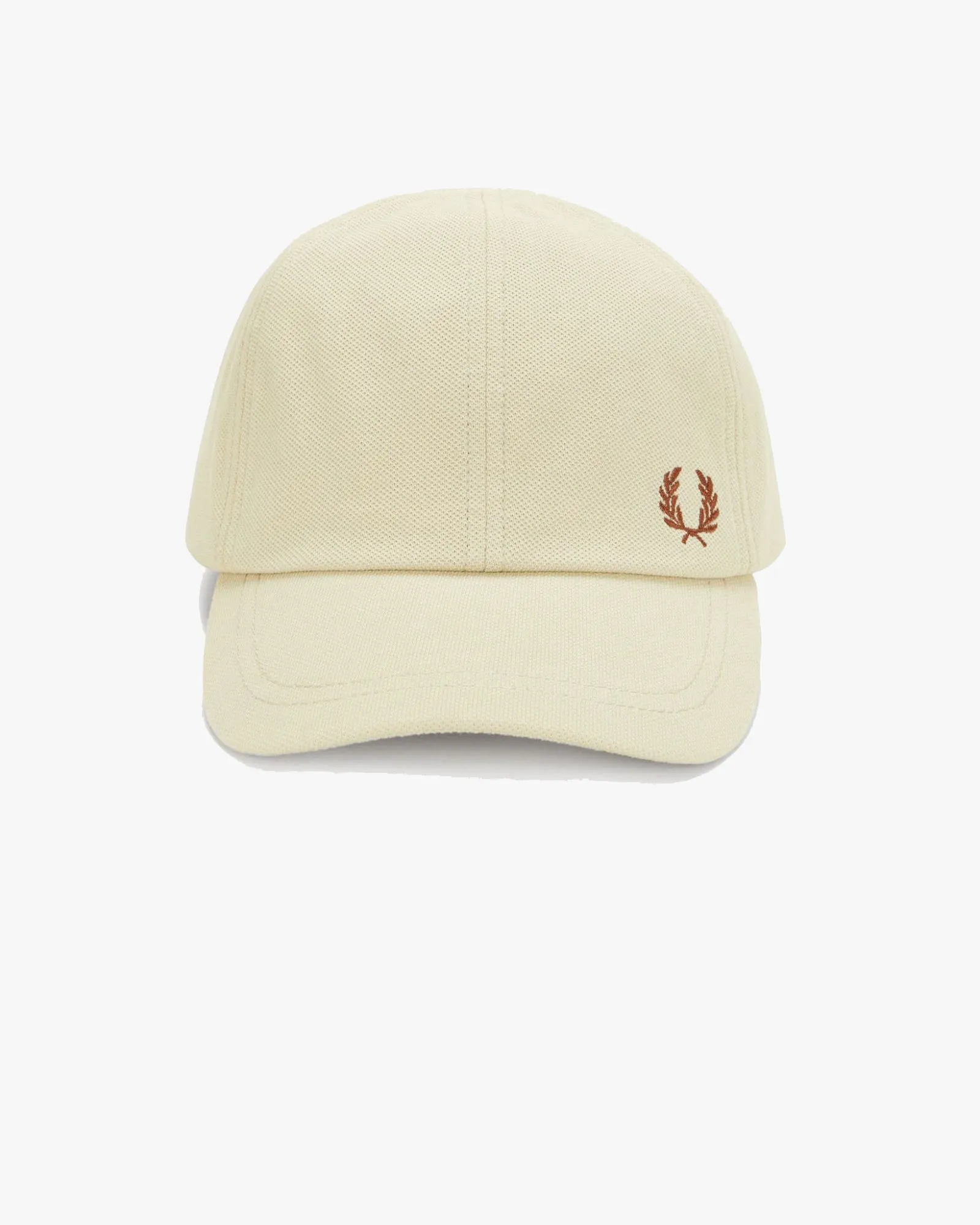 Fred Perry Classic Pique Cap - Oatmeal / Whisky Brown