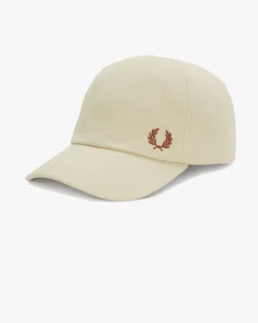 Fred Perry Classic Pique Cap - Oatmeal / Whisky Brown